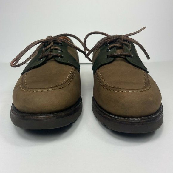 Allen Edmonds Roanoke Life Styles Mens Size 8 D Leather Casual Shoes Brown/Green main image 5